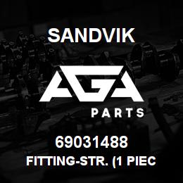 69031488 Sandvik FITTING-STR. (1 PIECE) | AGA Parts