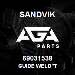 69031538 Sandvik GUIDE WELD'T | AGA Parts