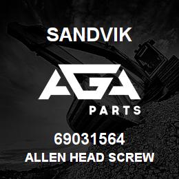 69031564 Sandvik ALLEN HEAD SCREW | AGA Parts