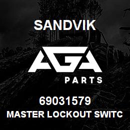 69031579 Sandvik MASTER LOCKOUT SWITCH | AGA Parts