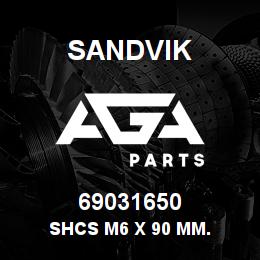 69031650 Sandvik SHCS M6 X 90 MM. | AGA Parts