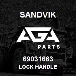69031663 Sandvik LOCK HANDLE | AGA Parts