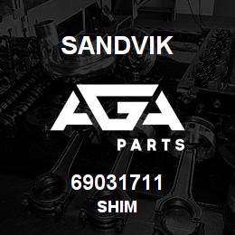 69031711 Sandvik SHIM | AGA Parts