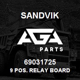 69031725 Sandvik 9 POS. RELAY BOARD | AGA Parts