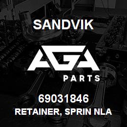 69031846 Sandvik RETAINER, SPRIN NLA | AGA Parts