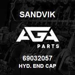 69032057 Sandvik HYD. END CAP | AGA Parts