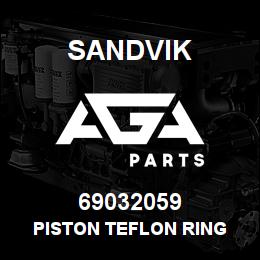 69032059 Sandvik PISTON TEFLON RING | AGA Parts