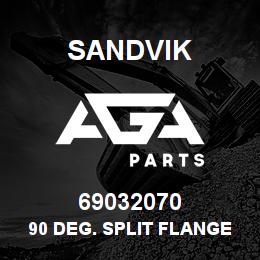 69032070 Sandvik 90 DEG. SPLIT FLANGE | AGA Parts