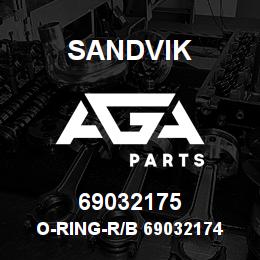 69032175 Sandvik O-RING-R/B 69032174 KIT RB | AGA Parts