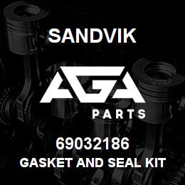 69032186 Sandvik GASKET AND SEAL KIT | AGA Parts