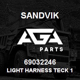 69032246 Sandvik LIGHT HARNESS TECK 130 IN.COMP. | AGA Parts