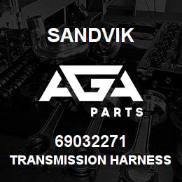 69032271 Sandvik TRANSMISSION HARNESS TECK 210 | AGA Parts