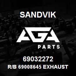 69032272 Sandvik R/B 69008645 EXHAUST GASKET RB | AGA Parts