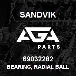 69032282 Sandvik BEARING, RADIAL BALL (NLA) | AGA Parts