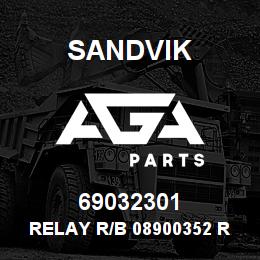 69032301 Sandvik RELAY R/B 08900352 RB | AGA Parts