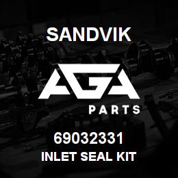 69032331 Sandvik INLET SEAL KIT | AGA Parts