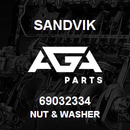 69032334 Sandvik NUT & WASHER | AGA Parts