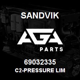 69032335 Sandvik C2-PRESSURE LIM | AGA Parts