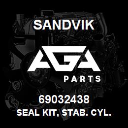 69032438 Sandvik SEAL KIT, STAB. CYL. NLA | AGA Parts