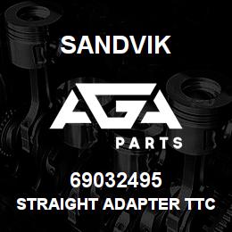 69032495 Sandvik STRAIGHT ADAPTER TTC | AGA Parts
