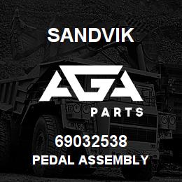 69032538 Sandvik PEDAL ASSEMBLY | AGA Parts