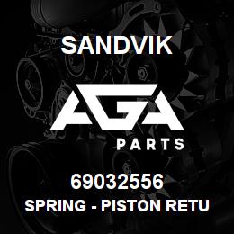 69032556 Sandvik SPRING - PISTON RETURN | AGA Parts