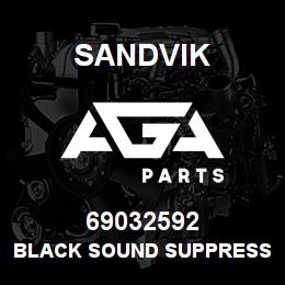 69032592 Sandvik BLACK SOUND SUPPRESSION | AGA Parts
