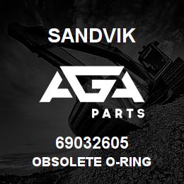 69032605 Sandvik OBSOLETE O-RING | AGA Parts