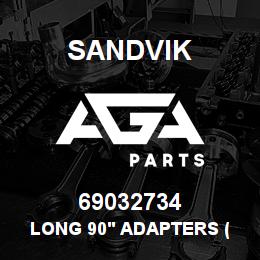 69032734 Sandvik LONG 90' ADAPTERS (ONE PIECE) | AGA Parts