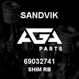 69032741 Sandvik SHIM RB | AGA Parts