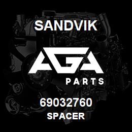 69032760 Sandvik SPACER | AGA Parts