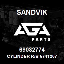 69032774 Sandvik CYLINDER R/B 67412670 RB | AGA Parts