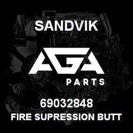 69032848 Sandvik FIRE SUPRESSION BUTTON | AGA Parts