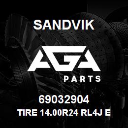 69032904 Sandvik TIRE 14.00R24 RL4J E4 *** GDYR | AGA Parts