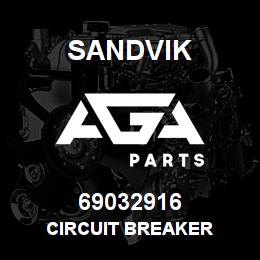 69032916 Sandvik CIRCUIT BREAKER | AGA Parts