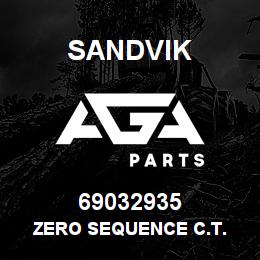 69032935 Sandvik ZERO SEQUENCE C.T. | AGA Parts