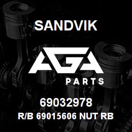69032978 Sandvik R/B 69015606 NUT RB | AGA Parts