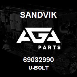 69032990 Sandvik U-BOLT | AGA Parts