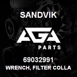 69032991 Sandvik WRENCH, FILTER COLLAR | AGA Parts