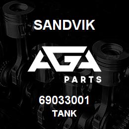 69033001 Sandvik TANK | AGA Parts