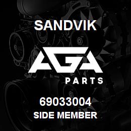 69033004 Sandvik SIDE MEMBER | AGA Parts