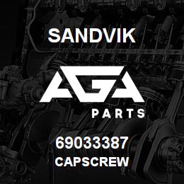 69033387 Sandvik CAPSCREW | AGA Parts