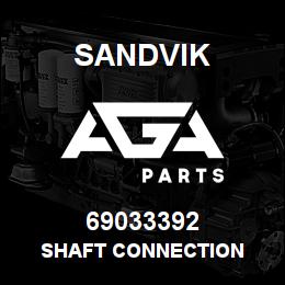 69033392 Sandvik SHAFT CONNECTION | AGA Parts