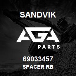 69033457 Sandvik SPACER RB | AGA Parts