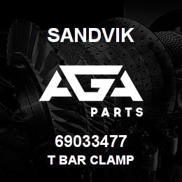 69033477 Sandvik T BAR CLAMP | AGA Parts