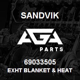 69033505 Sandvik EXHT BLANKET & HEAT SHIELD KIT | AGA Parts