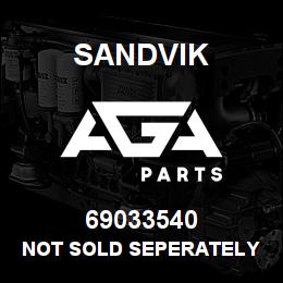 69033540 Sandvik NOT SOLD SEPERATELY - USE 69033534 | AGA Parts