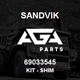 69033545 Sandvik KIT - SHIM | AGA Parts
