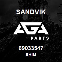 69033547 Sandvik SHIM | AGA Parts