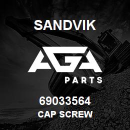 69033564 Sandvik CAP SCREW | AGA Parts
